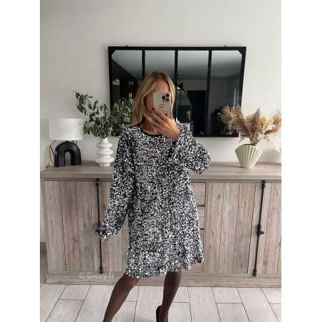 Zara robe sequins sale