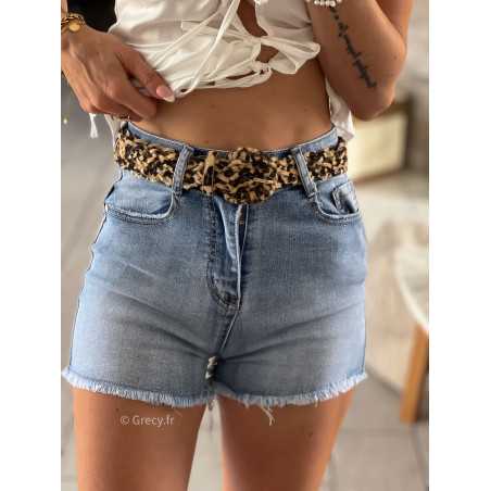 Ceinture leopard tressée grecy mode tendance accessoires zara mango