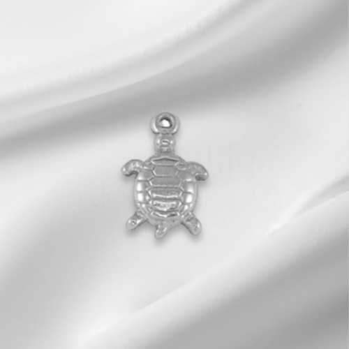 Charm tortue 1,6cm argenté